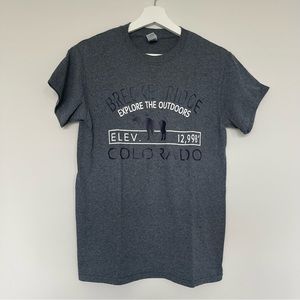 NEW Breckenridge Colorado T Shirt in Grey Size Small